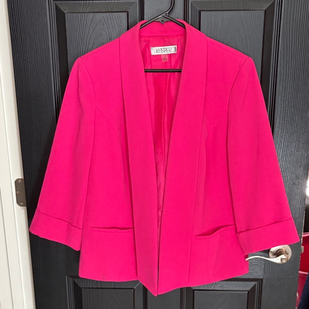 Kasper Women's Bold Pink Blazer